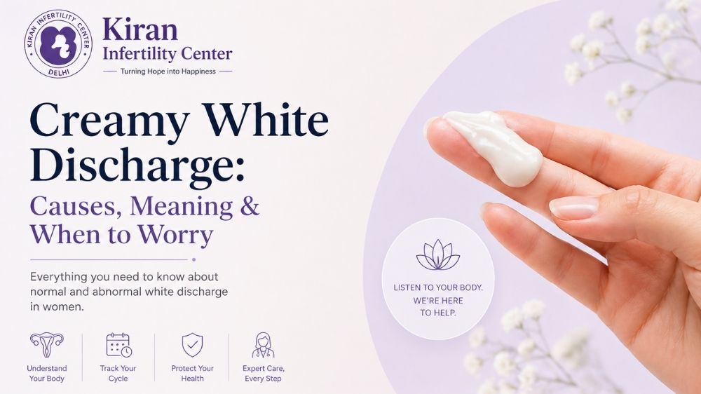 Creamy White Discharge: Causes, Meaning & When to Worry (Complete Guide)